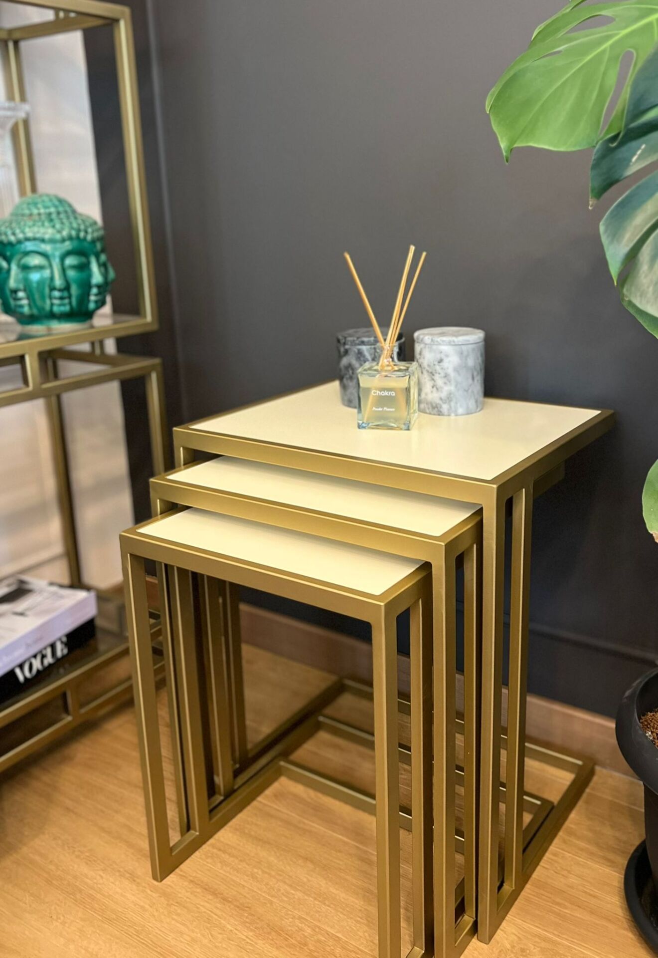 3'lü Lake Hera Sehpa