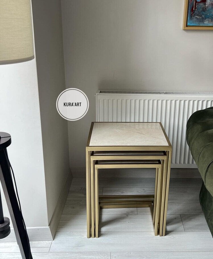 3'lü Seramik Hera Sehpa