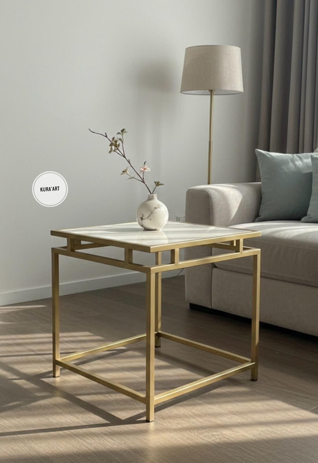 Seramik Cubic Yan Sehpa